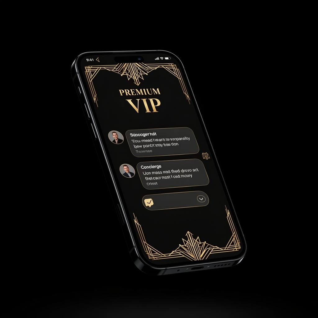 Premium VIP mobile concierge app